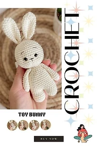 Toy Bunny Amigurumi Crochet Pattern – Step-by-Step Guide: Cute & Easy Bunny Doll Pattern – PDF Crochet Tutorial for Handmade Gifts