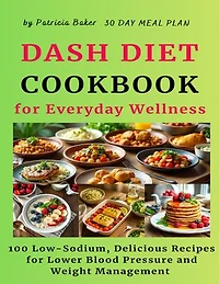 Dash Diet Cookbook For Everyday Wellness: 100 Low-Sodium, Delicious Recipes for Lower Blood Pressure and Weight Management