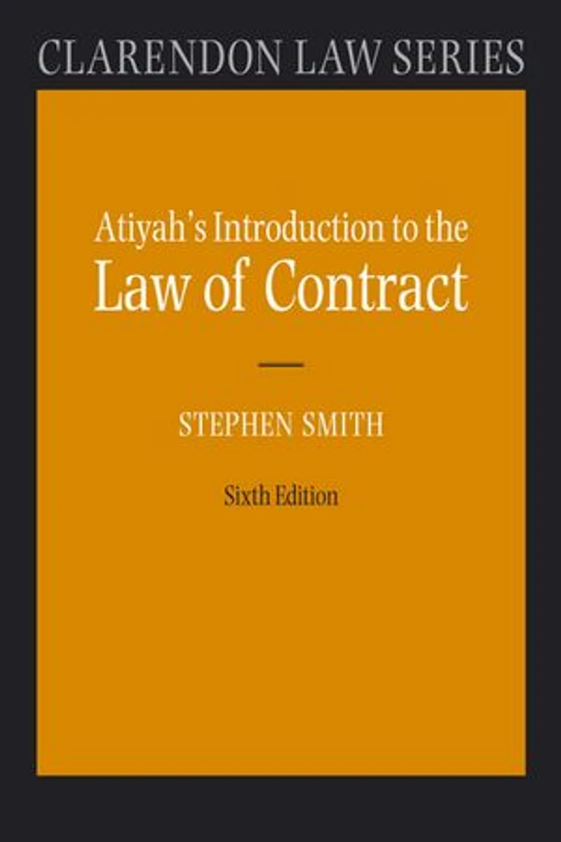 Atiyah's Introduction to the Law of Contract