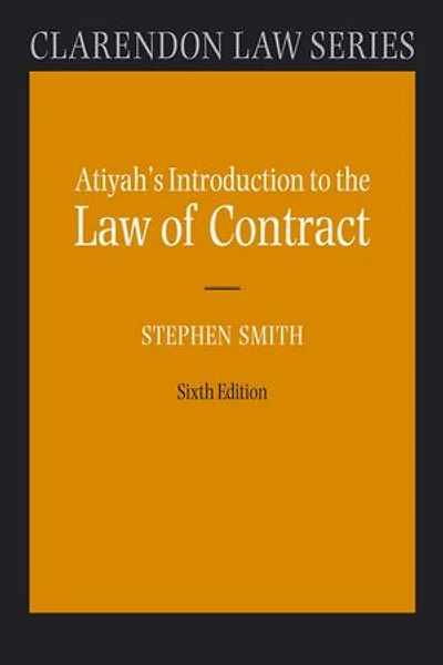 Atiyah's Introduction to the Law of Contract