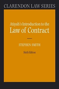 Atiyah's Introduction to the Law of Contract