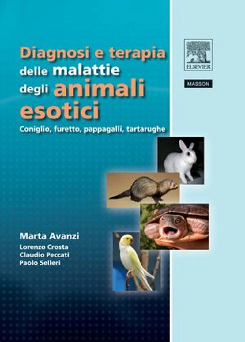 Diagnosi e terapia delle malattie degli animali esotici: Coniglio, furetto, pappagalli, tartarughe