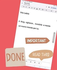 Il King vigliacco, invisibile e merda. Un nuovo mondo per lui