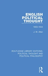 English Political Thought: 1603-1644