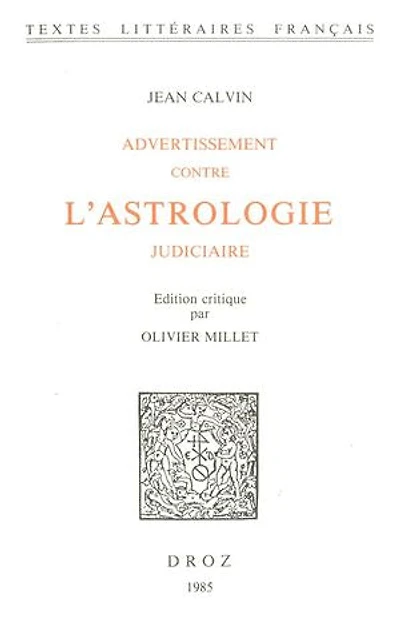 Advertissement contre l'astrologie judiciaire
