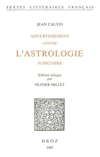 Advertissement contre l'astrologie judiciaire