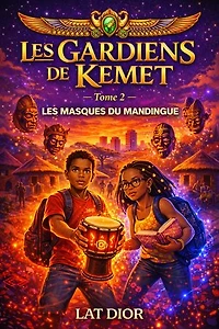 Les Gardiens de Kemet: Tome 2 : Les Masques du Mandingue Roman d'aventure fantasy africaine pour enfants 8-12 ans