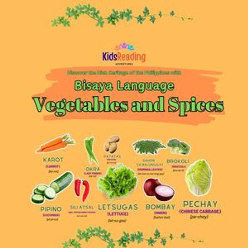 Bisaya Language: Vegetables and Spices: Bisaya Language, #8