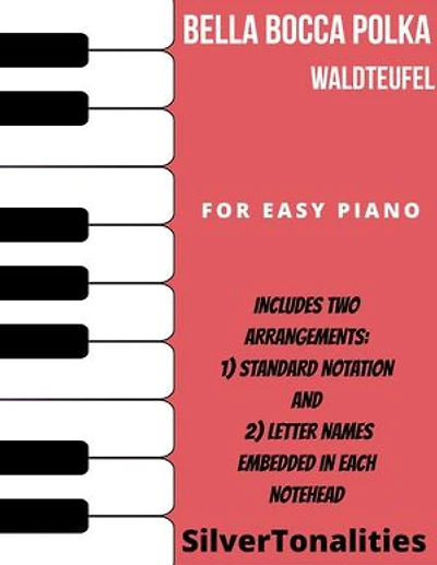 Bella Bocca Polka Easy Piano Sheet Music Combo