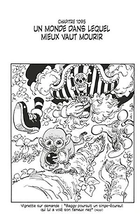 One Piece édition originale - Chapitre 1095: Un monde dans lequel mieux vaut mourir
