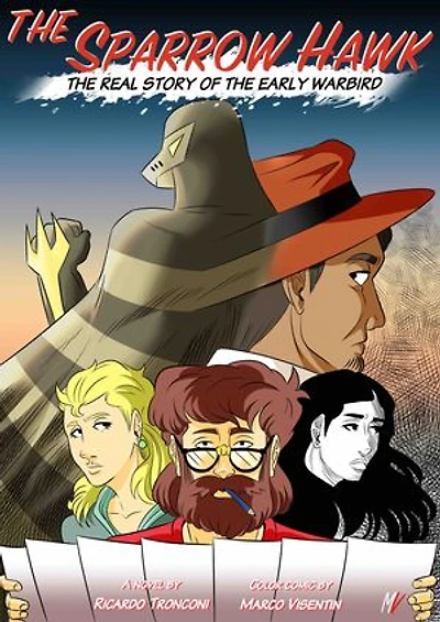 The Sparrow Hawk: colored comic and short novel