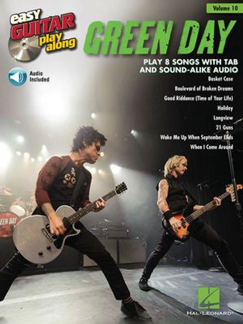Green Day: Easy Guitar Play-along Volume 10