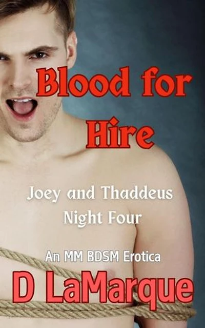 Blood for Hire: Joey and Thaddeus Night Four: Club V - Vampire human BDSM MM kink club, #4