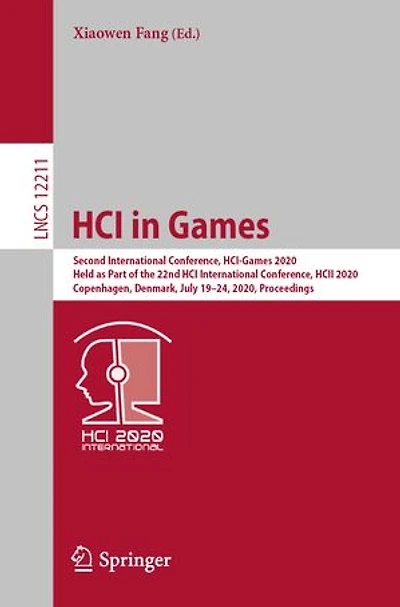 HCI Games: Second International Conference, HCI-Games 2020, Held as Part of the 22nd HCII Copenhagen, Denmark, July 19-24, Proceedings