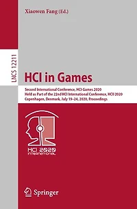 HCI Games: Second International Conference, HCI-Games 2020, Held as Part of the 22nd HCII Copenhagen, Denmark, July 19-24, Proceedings