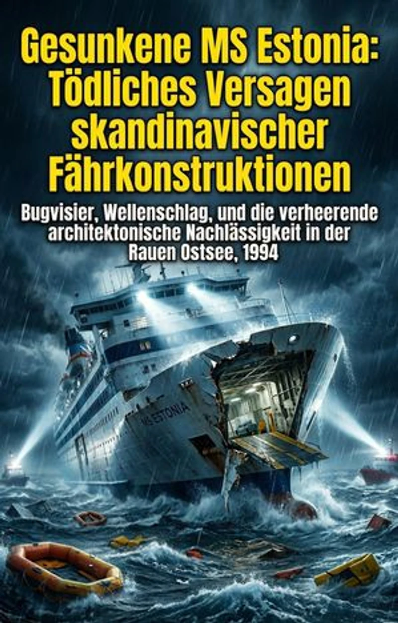 Gesunkene MS Estonia: Tödliches Versagen skandinavischer Fährkonstruktionen: Bugvisier, Wellenschlag, und die verheerende architektonische Nachlässigkeit in der rauen Ostsee, 1994