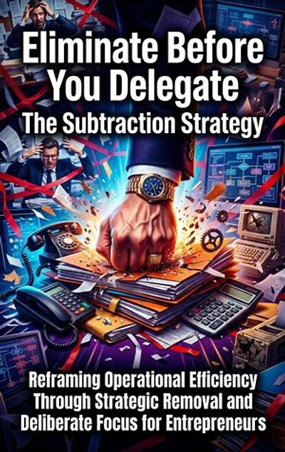 Eliminate Before You Delegate: The Subtraction Strategy: Reframing Operational Efficiency Through Strategic Removal and Deliberate Focus for Entrepreneurs