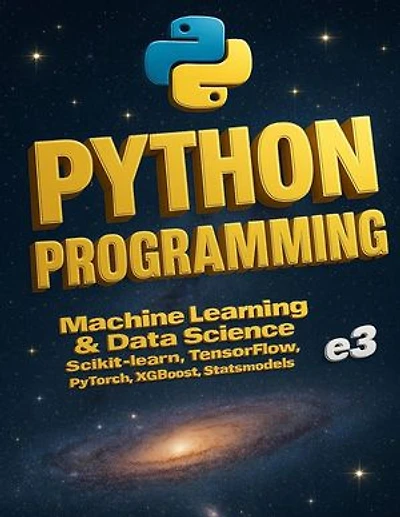 Python Programming : Machine Learning & Data Science, Scikit-learn, TensorFlow, PyTorch, XGBoost, Statsmodels: Python, #3