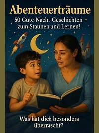Abenteuerträume – 50 Gute-Nacht-Geschichten zum Staunen und Lernen: Mit liebevollen Erzählungen, die kleine Entdecker zum Träumen und Denken einladen