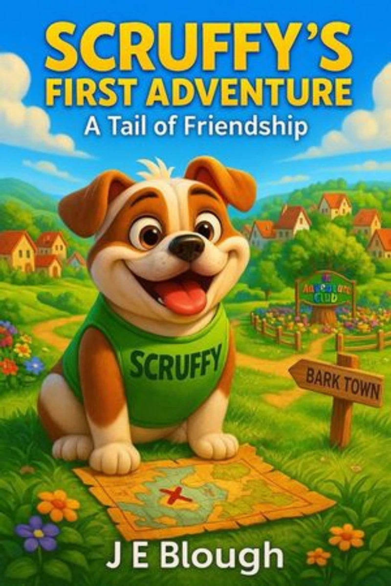 Scruffy's First Adventure: A Tail of Friendship: Scruffy the Bulldog, #1