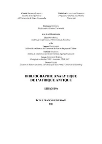 Bibliographie analytique de l’Afrique antique LIII (2019)