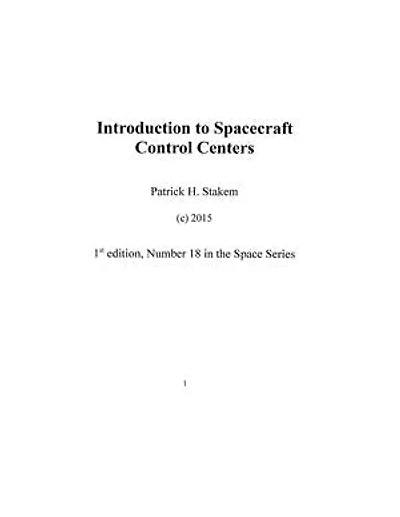 Introduction to Spacecraft Control Centers