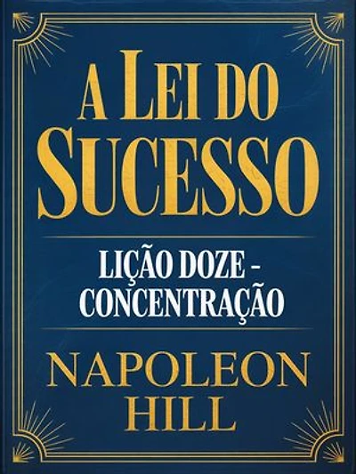 A LEI DO SUCESSO Lição Doze - CONCENTRAÇÃO (traduzido)