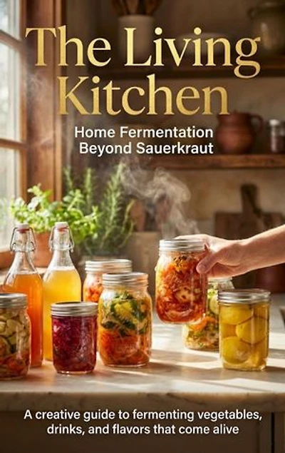 The Living Kitchen: Home Fermentation Beyond Sauerkraut: A creative guide to fermenting vegetables, drinks, and flavors that come alive.
