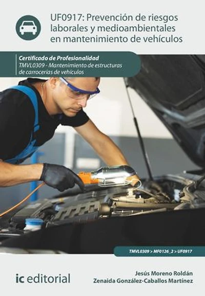 Prevención de riesgos laborales y medioambientales en mantenimiento vehículos. TMVL0309