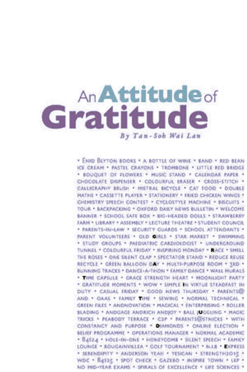 An Attitude of Gratitude