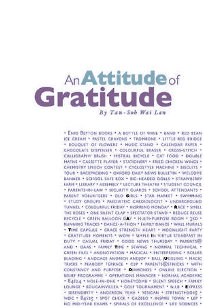 An Attitude of Gratitude