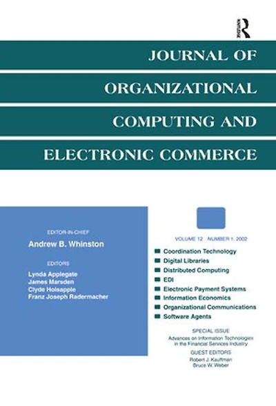 Advances on information Technologies in the Financial Services industry: A Special Issue of the journal of Organizational Computing and Electronic Commerce