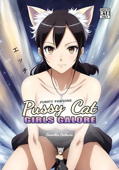 Pussy Cat Girls Galore: A Purrty Pawsome Ecchi Pictorial for Adults - 18+