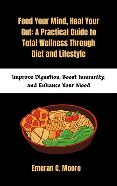 Feed Your Mind, Heal Your Gut, A Practical Guide to Total Wellness Through Diet and Lifestyle: Improve Digestion, Boost Immunity, and Enhance Your Mood