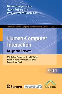 Human-Computer Interaction. Design and Research: 15th Indian Conference, IndiaHCI 2024, Mumbai, India, November 7-9, Proceedings, Part I