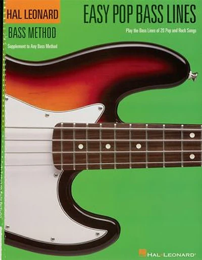 Easy Pop Bass Lines: Supplemental Songbook to Book 1 of the Hal Leonard Method