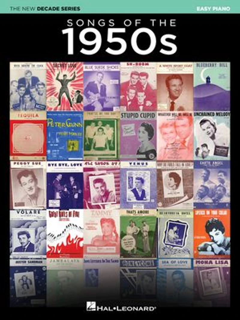 Songs of The 1950s - New Decade Series Easy Piano Songbook: