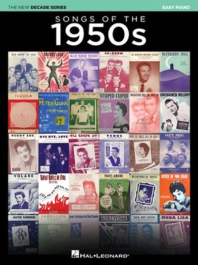 Songs of The 1950s - New Decade Series Easy Piano Songbook: