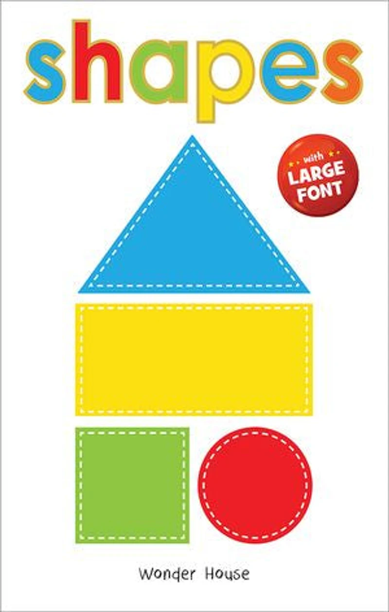 Shapes - Early Learning Board Book With Large Font : Big Books Series