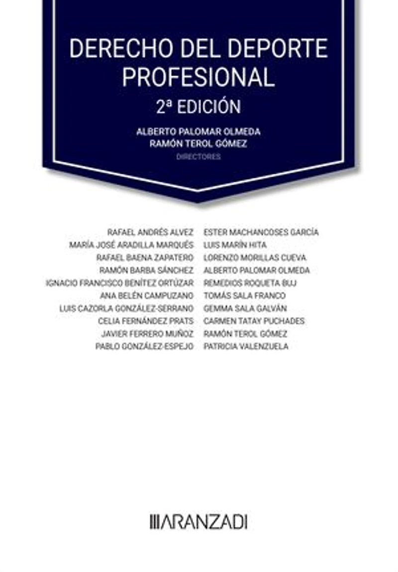 Derecho del deporte profesional (2.ª Edición)