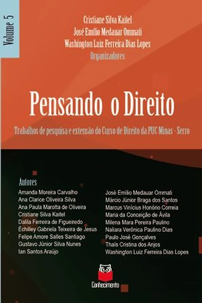 Pensando o Direito: trabalhos de pesquisa e extensão do curso de Direito da PUC Minas – Serro