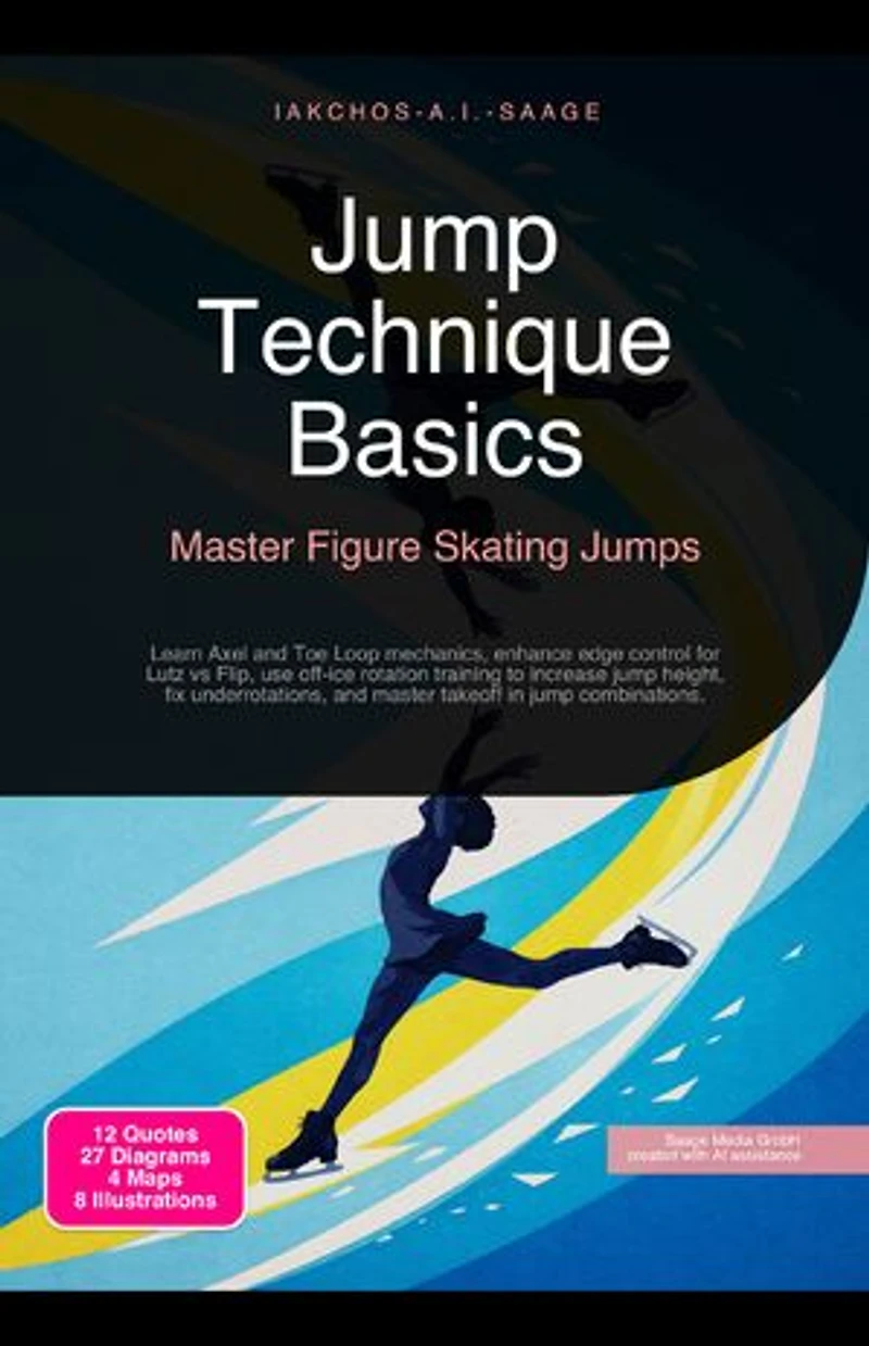 Jump Technique Basics: Master Figure Skating Jumps: Learn Axel and Toe Loop mechanics, enhance edge control for Lutz vs Flip, use off-ice rotation training to increase jump height, fix underrotations, and master takeoff in jump combinations.