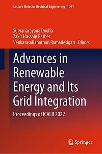 Advances Renewable Energy and Its Grid Integration: Proceedings of ICAER 2022