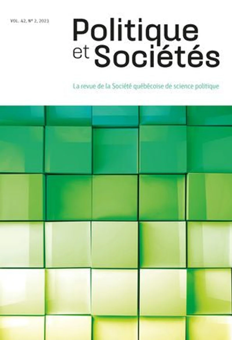 Politique et Sociétés. Vol. 42 No. 2, 2023