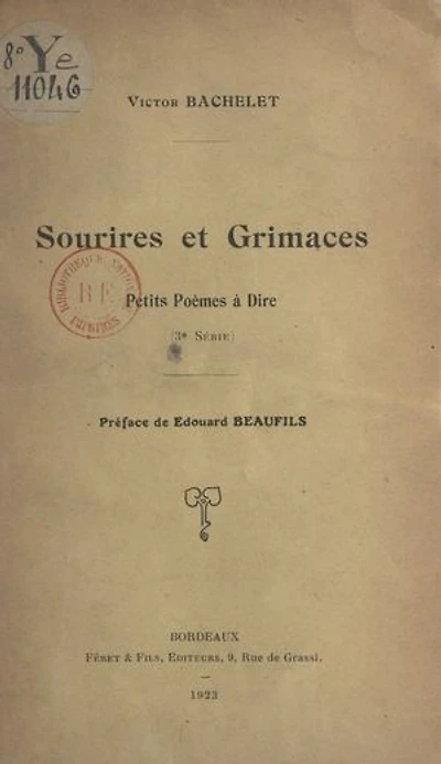 Sourires et grimaces: Petits poèmes à dire