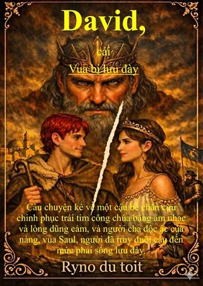 David, cái Vua chiến binh: Câu chuyện về một chàng trai chăn cừu đã chiếm được trái tim của một nàng công chúa bằng âm nhạc và lòng dũng cảm của mình, và người cha độc ác của nàng, nhà vua, người luôn truy đuổi chàng.