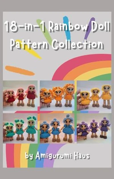 18-in-1 Rainbow Doll Pattern Collection