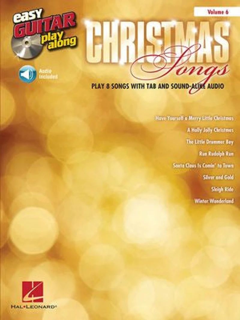 Christmas Songs: Easy Guitar Play-along Volume 6