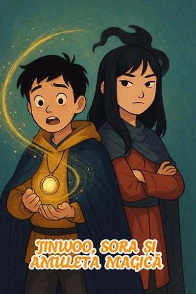 Jinwoo, Sora Și Amuleta Magică: Carti in limba romana copii, Carti pentru copii, carti pentru copii in limba romana