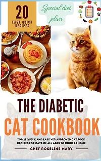 Diabetic Cat Cookbook: Easy Homemade Low-Carb Sugar-Free Cat Treats For Diabetes